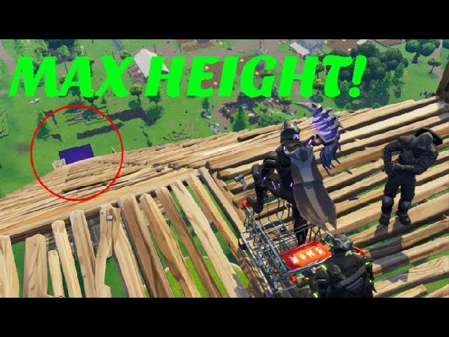What happens if we slide to the cube at max height?!! + Fortnite the massive cube theory