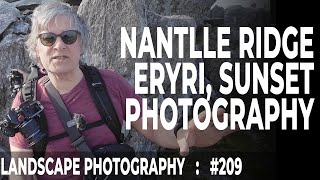 On the Nantlle Ridge, Eryri, for Sunset Photography