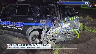 Driver charged with DUI after hitting Charleston PD cruiser