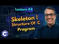 #4 C language: preprocessor | main function | Structure of C Program Part I