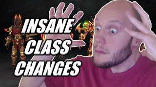 Class Changes Season 4 PVP/PVE Update