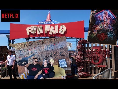 Video: De Santa Monica Pier In Californië Krijgt Een Make-over 'Stranger Things