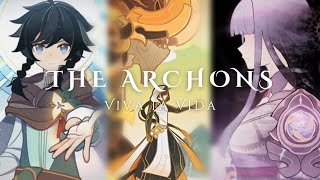 The Archons | Viva La Vida [Genshin Impact AMV / GMV]  Vesperasa