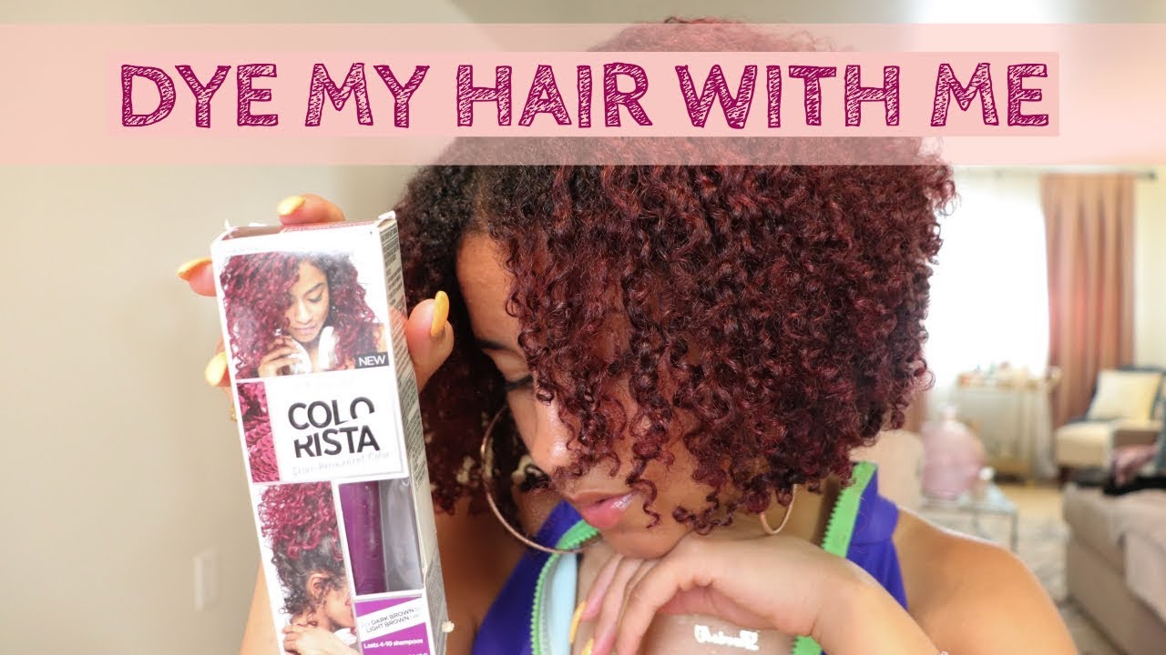 WATCH ME DYE MY HAIR SEMI PERMANENT NO DAMAGE YouTube
