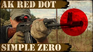 AK with Red Dot - Simple Zero - Run it like a Boss all the way to 300yds!