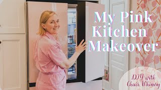 My Pink Kitchen Makeover