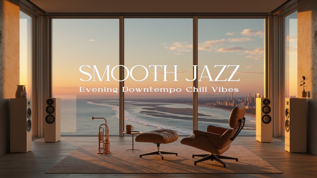 Расслабляющая лаунж-музыка для городских пейзажей на закате