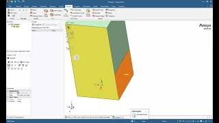 How to solve split faces and merge it in one face in space-claim in ANSYS