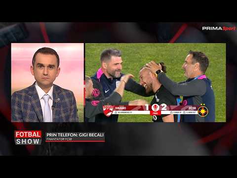 Becali: "Am lăsat Dinamo și Rapid afară, acesta e țelul nostru! A început becalizarea României"