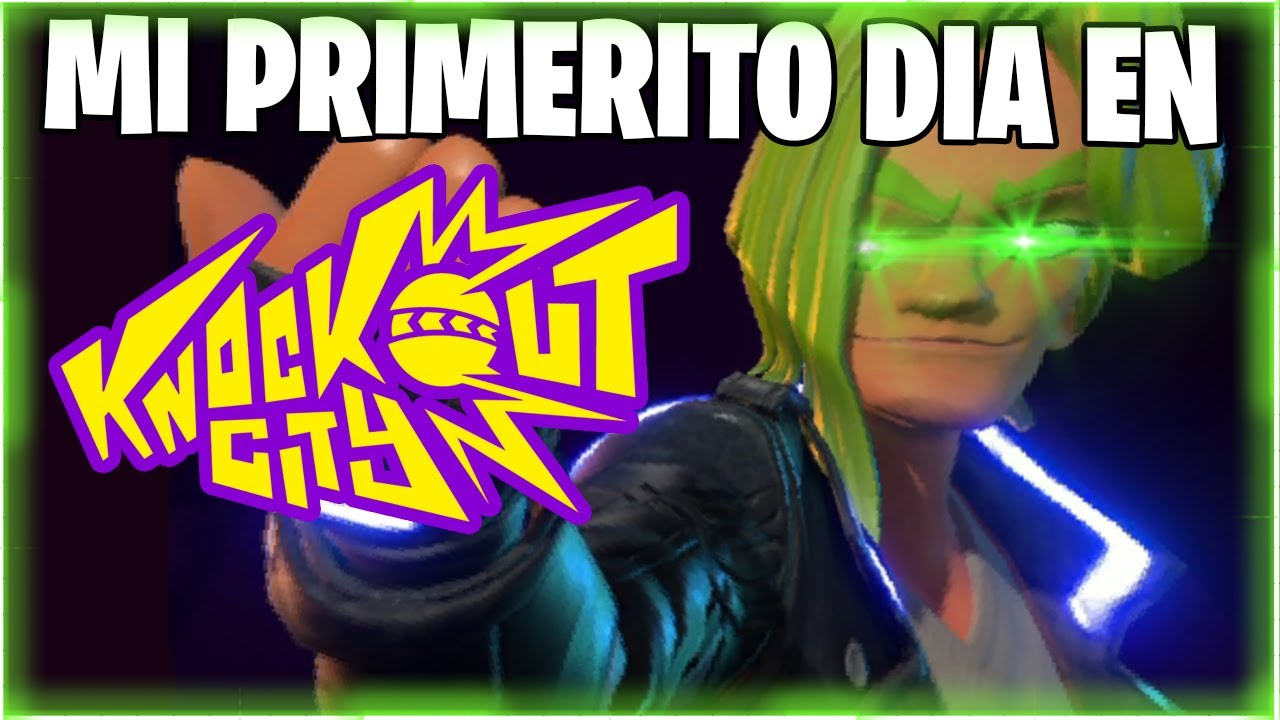 Mi PRIMERITO DIA en EL JUEGO DE EL MATE (EL MATAR) |🎮 KNOCKOUT CITY