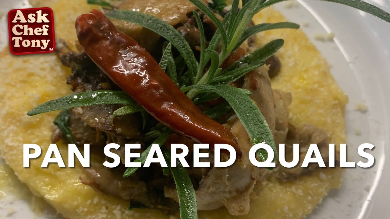 How to cook quails over polenta Italian style YouTube