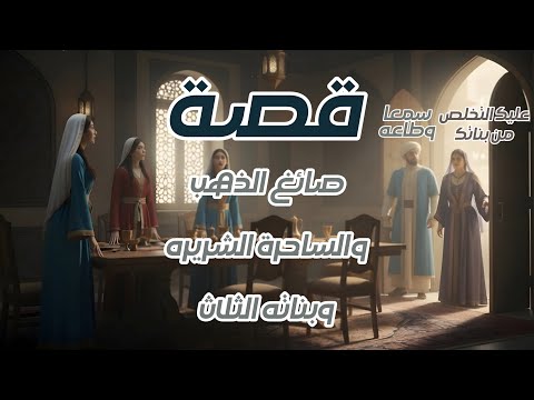 قصة صائغ الذهب وبناته الثلاث والساحرة الشريره سيطرة عليه وأمرته بالتخلص من بناته