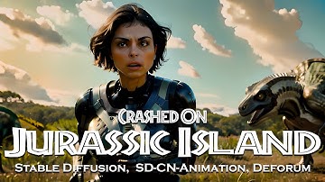 Crashed on Jurassic Island 🦖 Stable Diffusion, SD-CN-Animation, Deforum