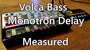 Korg Volca Bass + Monotron Delay - Measured (Slow Polymetric Jam)