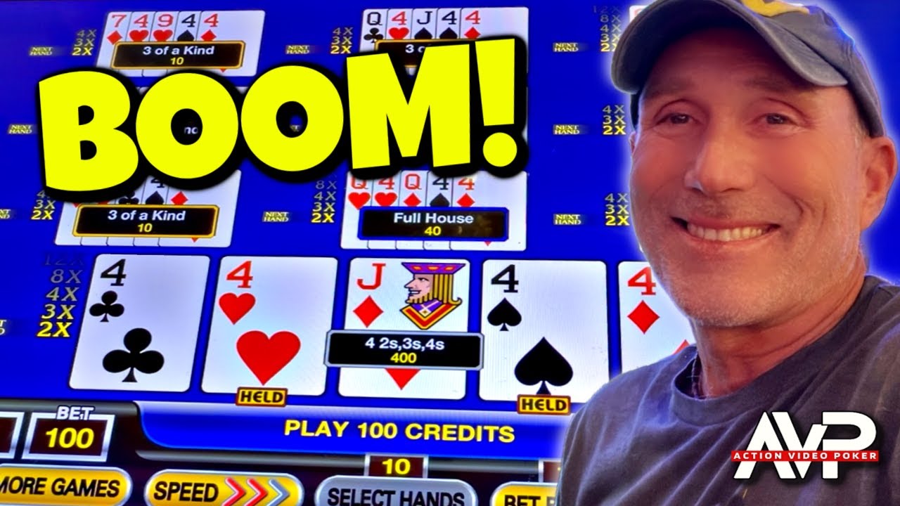 Тройной дабл!! 🔥🔥🔥 Джекпот 2025 года!! 😆Видеопокер в казино Beau Rivage🤑