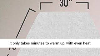 Massage Table Warmer 30" x 73"with 3 Heat Settings, 2-in-1 Massage Table Heating Pad, Thick & Soft