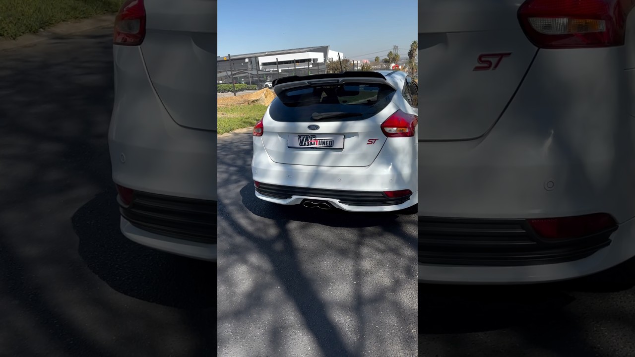 Stage 1 😳Ford Focus ST with a Downpipe 🔥 