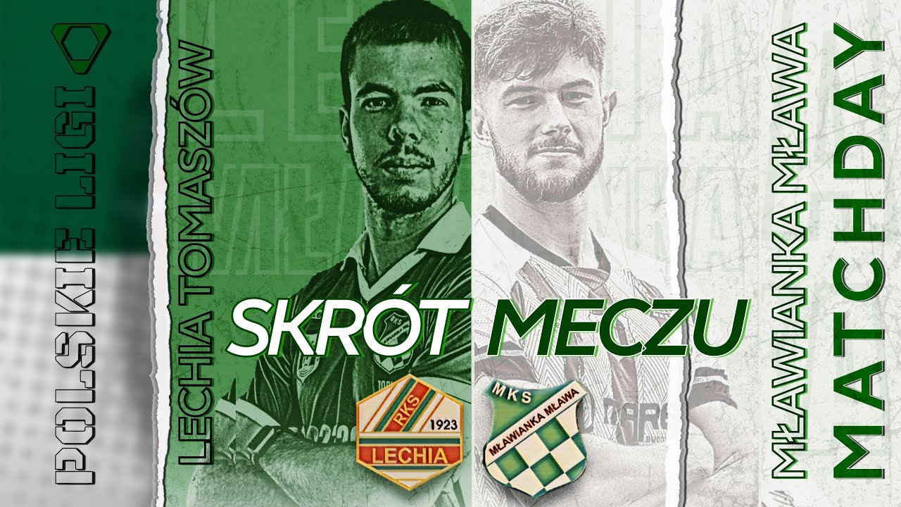 SKRÓT MECZU | Lechia Tomaszów Maz. - Mławianka Mława | 10 kolejka