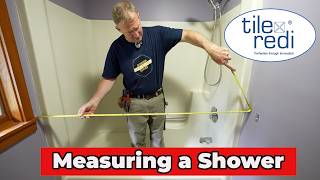 How to Measure a Shower for a Tile Redi Pan How To Measure For A Shower Pan
