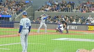 27/04/2024 Blue Jays vs. Dodgers. top of 4th Shohei Ohtahi and Mookie Betts strike again!