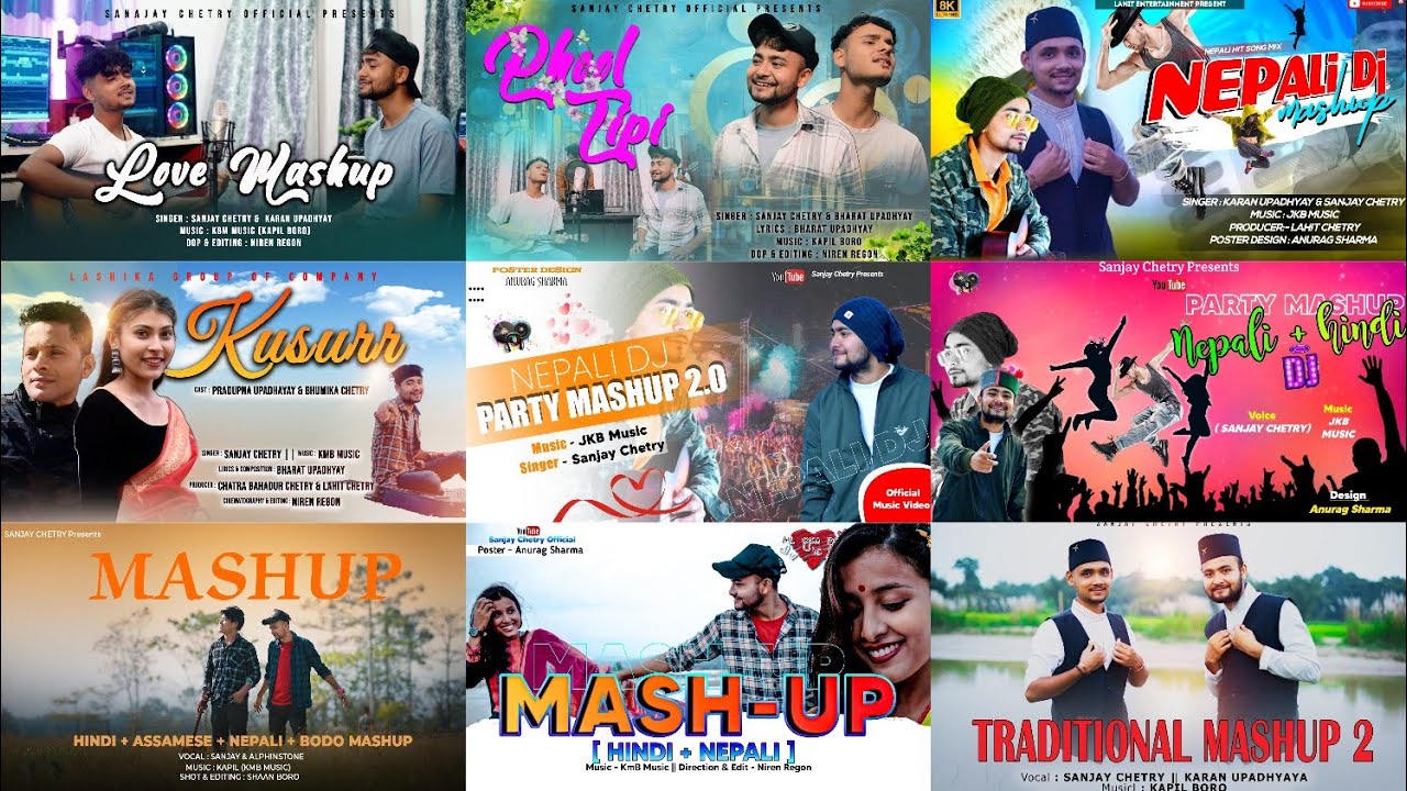 New Nepali dj Songs All Collection Sanjay Chetry || jukebox  || Nepali dj Mashup