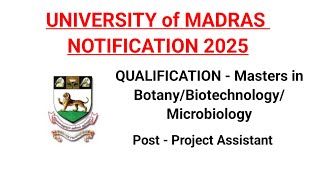 Project Istant Vacancy 2025 Microbiology Jobs