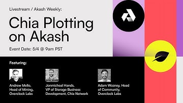 Chia Plotting on Akash