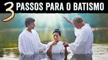 O que precisa fazer para se batizar na igreja evangélica?