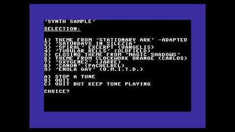 Georg Feil - Synth Sample Tune 1 (C64/6581)