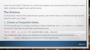 Improve Your SQL Query Performance with Effective Indexing Techniques