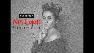 This Risograph Art Look Photoshop Action