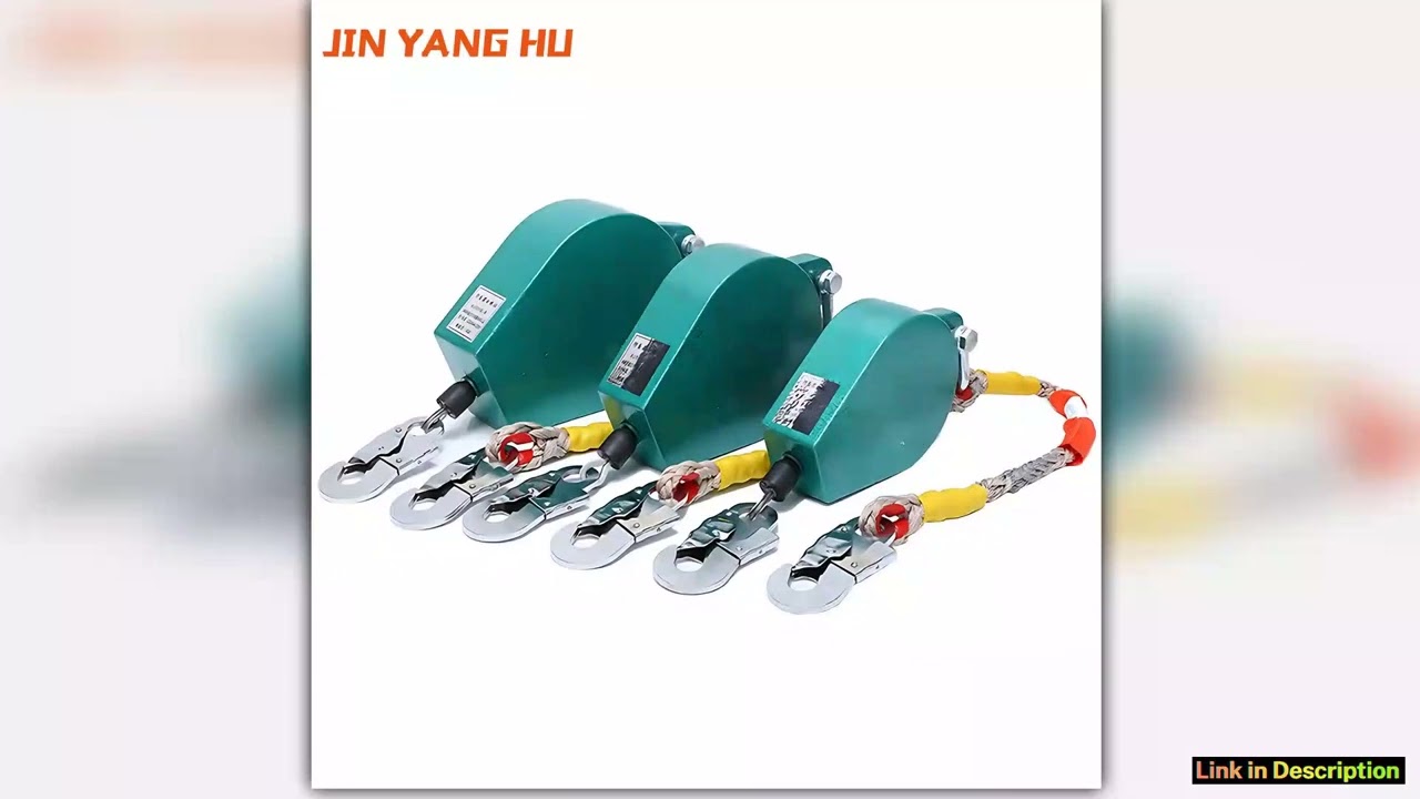 Self Retracting Lifeline 661lbs Fall Arrester Fall Protection Retractable Lanyard Safety Device