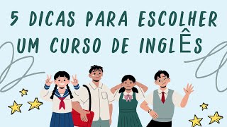 Como escolher um curso de inglês?