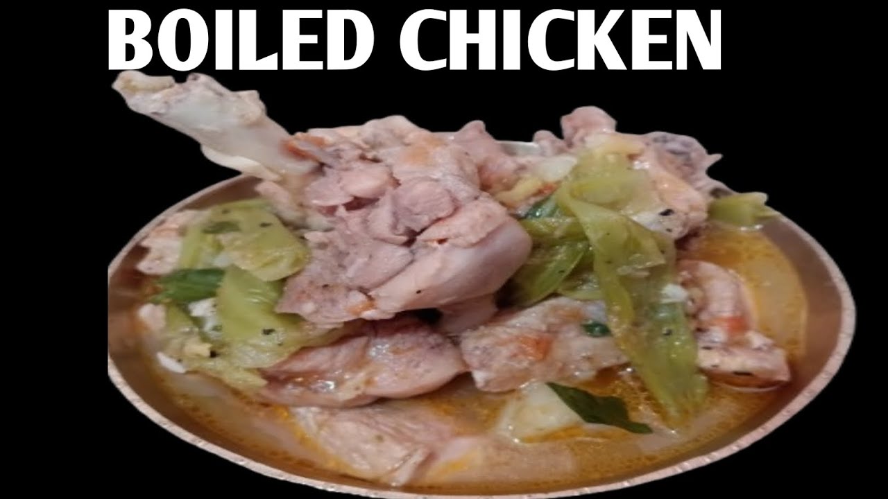 CHICKEN BOIL RECIPE//CHICKEN BOIL WITH MUSTARD GREENS//ZERO OIL CHICKEN RECIPE