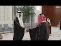 HH the Amir Receives Well Wishers on Advent of Ramadan