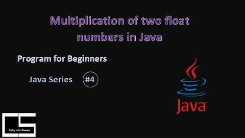 Multiplication of two Float numbers | Java |@CodingwithShameera1