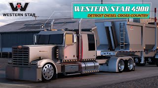 ✅ MODERN WESTERN STAR 4900 (Cross Country) Detroit Diesel Engine | American Truck Simulator