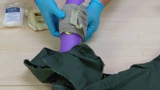 止血法総合学習用模型の使い方　救命止血～直接圧迫止血～緊縛止血～機械的止血まで