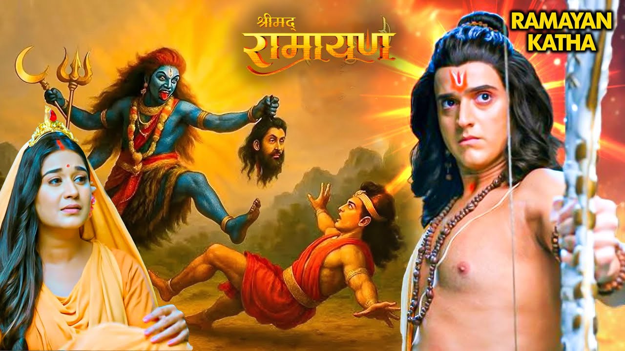 माँ काली का क्रोध – असुर का अंत | Ramayan | Jai Shree Ram | TV Serial ...