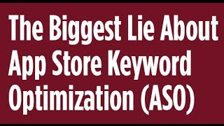 The Biggest Lie About App Store Keyword Optimization (ASO) screenshot 4