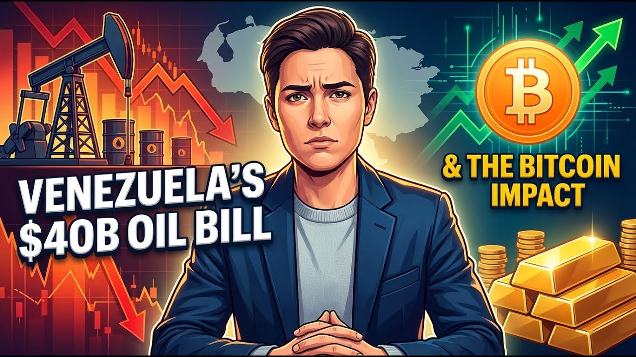 Venezuela’s $40B Oil Bill — Debt, Gold Reserves & the Bitcoin Impact
