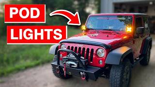 Installing POD Lights | Jeep Wrangler JK EP.2