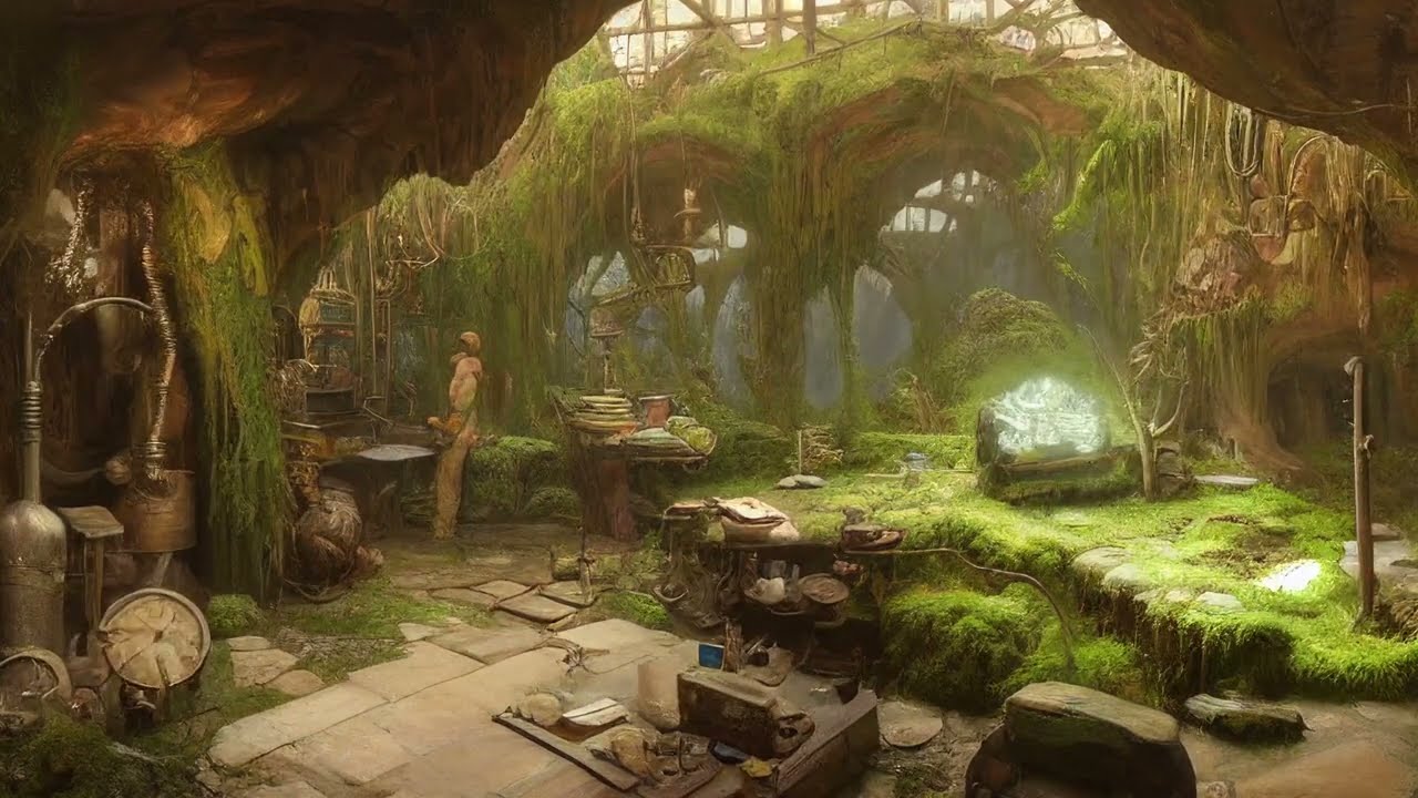 Seed Travel - Botanist Workshop - Stable Diffusion