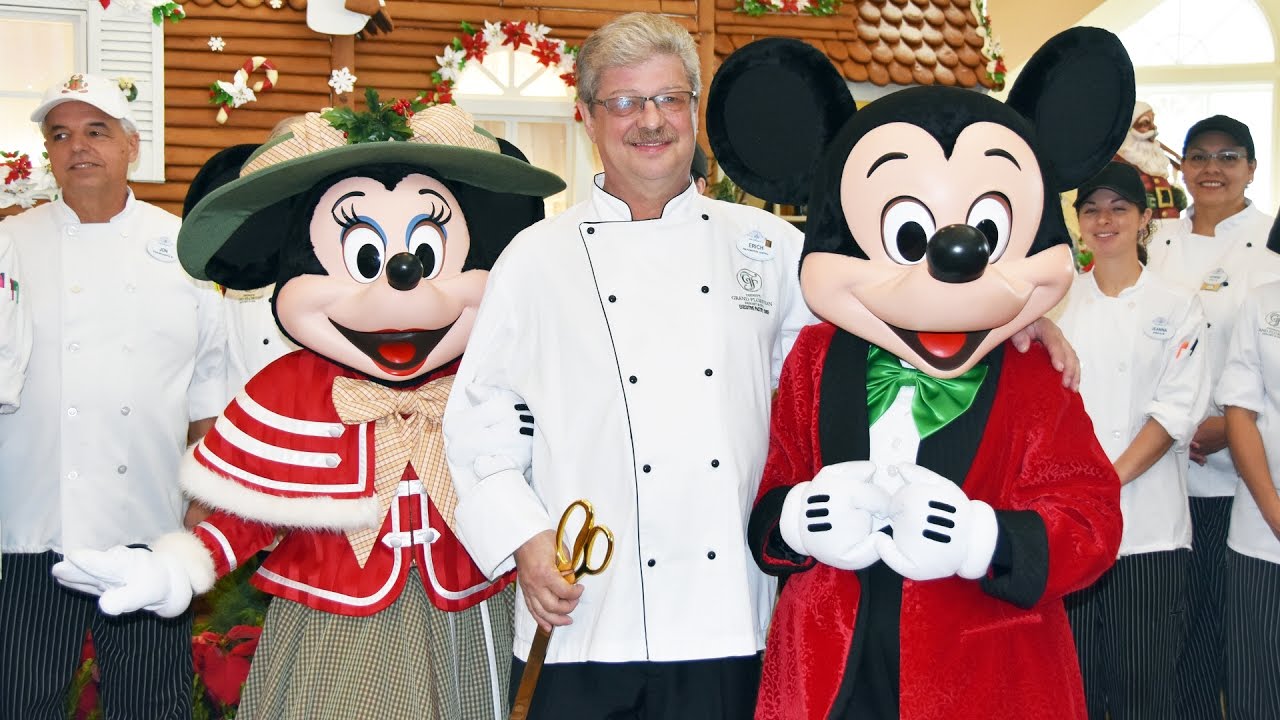 disney resort shanghai Disney's Grand Floridian Gingerbread House Ribbon Cutting 2016 w/ Mickey & Minnie, Tour Plus Treats
