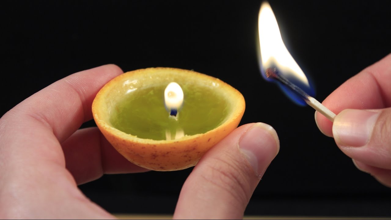 DIY In 3 Minutes Emergency Candles From Olive oil Will Last a Few