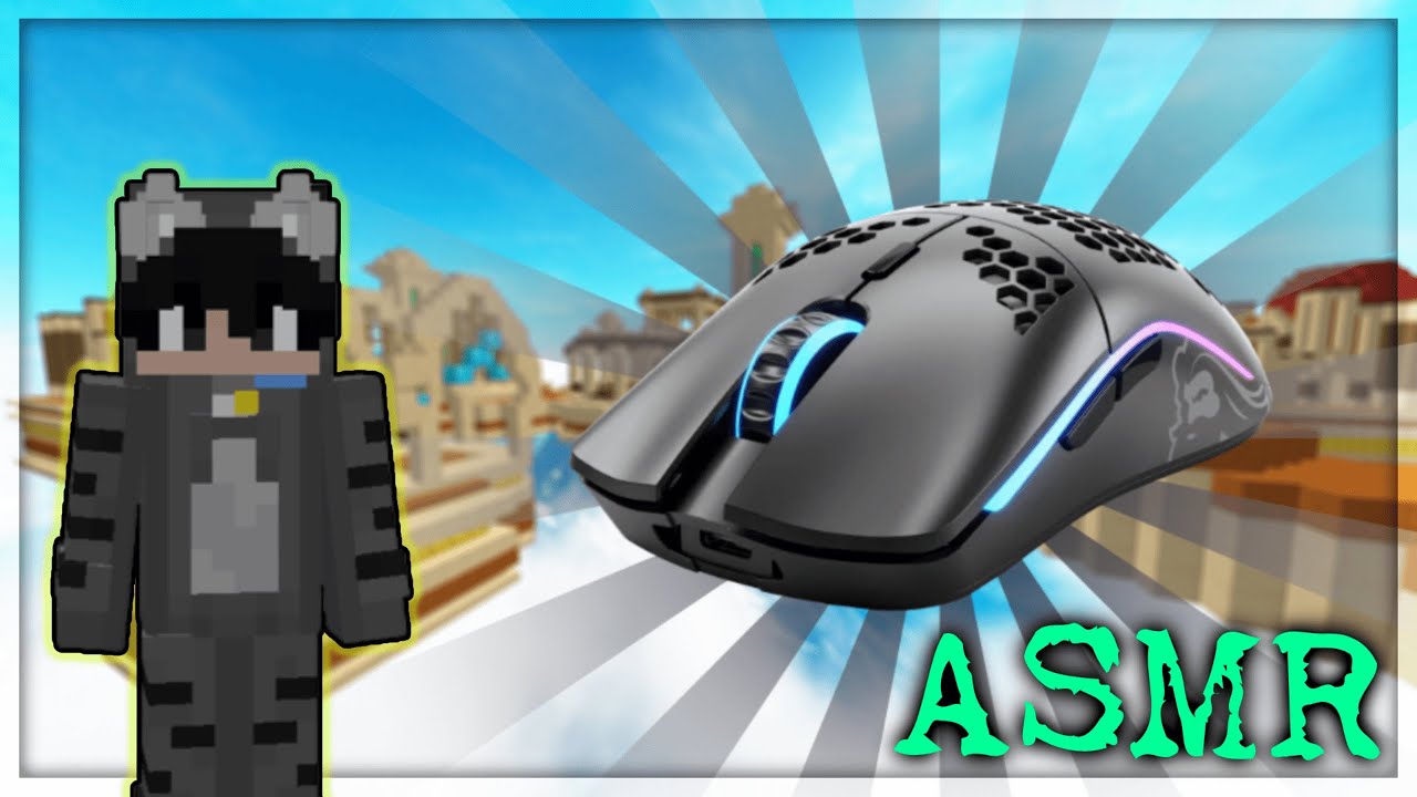 Glorious Model O | [4K + 360FPS] Keyboard + Mouse Sounds ASMR | Hypixel Bedwars [13]