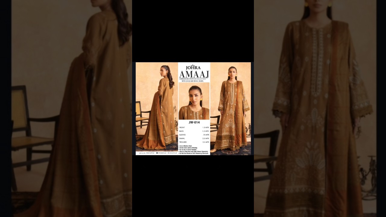 JOHRA AMAAJ WINTER COLLECTION 