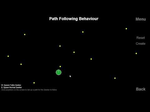 Java Simple Steering Behaviours