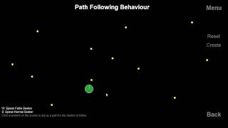 Java Simple Steering Behaviours