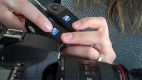 16 Channel Canon wireless shutter release for Canon 5D, 50D - CowboyStudio.com